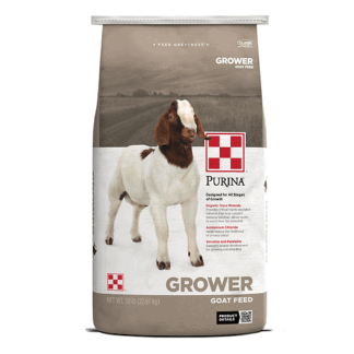 Purina Brown 50 Pound (Pack of 1) Goat Grower 16 Plus Up | 50 Pound (50 LB) Bag