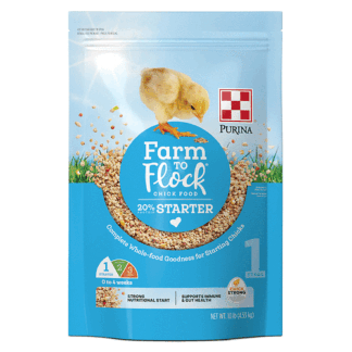 Purina Farm to Flock 20% Starter Chick Food 10 Pound Bag