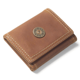 Heybo HeyBo Men's Leather Tri-Fold Wallet HEY20104 Brown