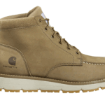 Carhartt Coyote Nubuck 13 Wide Millbrook Moc Toe Boots for Men - 5 Wedge Work Boots Slip- and EH- Resistant with Oil Tanned Leather Breathable Membrane and Lightweight EVA Midsole - 13 W