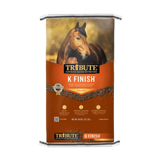 TRIBUTE 40 Pound (Pack of 1) Kalmbach Feeds Tribute K Finish for Horse 40 lb