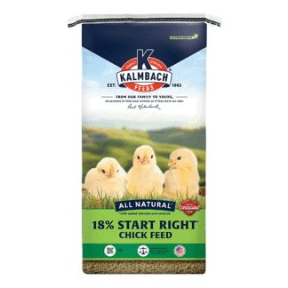 Kalmbach Feeds 50 Pound (Pack of 1) 18% Start Right Crumble Feed for Chicks 50 lb