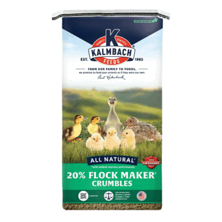 Kalmbach Feeds 50 Pound (Pack of 1) 20% Flock Maker Crumbles for Mixed Flocks of Poultry 50 lb