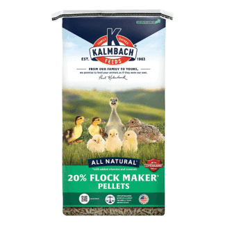 Kalmbach Feeds 50 Pound (Pack of 1) 20% Flock Maker Pellet for Mixed Flocks of Poultry