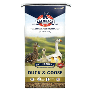 Kalmbach Feeds 50 Pound (Pack of 1) 18% All Natural Duck and Goose Feed Mini Pellet 50 lb