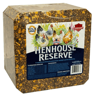Kalmbach Feeds 20 Pound (Pack of 1) Henhouse Reserve Supplement Treat Block for Chickens 20 lb