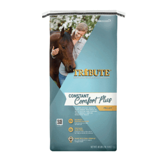 TRIBUTE Constant Comfort Plus Topdress Gut Health Supplement for Horses 40 lb Bag