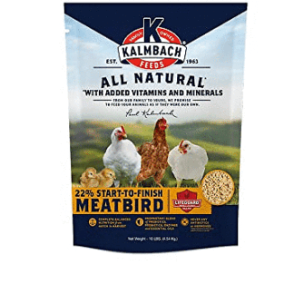 Kalmbach Feeds 10 Pound (Pack of 1) Start-to-Finish Meatbird Crumbles for Chickens Ducks and Turkeys 10 lb