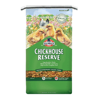 Kalmbach Feeds 30 Pound (Pack of 1) Chickhouse Reserve 18% Whole Grain Complete Feed for Chicks 30 lb