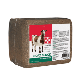 Purina Multicolor 33LB | Goat Mineral Supplement Block for All Types and Lifestages | 33 Pound (33 lb.) Block