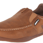 Georgia Boot Tan 9.5 Wide Cedar Falls Moc-Toe Slip-On Size 9.5(W)