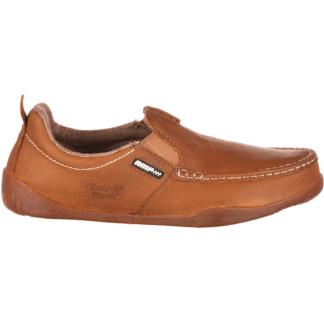 Georgia Boot Tan 13 Wide Cedar Falls Moc-Toe Slip-On Size 13(W)