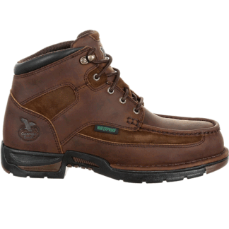 Georgia Boot Brown 10 Athens Steel Toe Waterproof Work Boot Size (M)