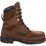 Georgia Boot Brown 10 Wide Unisex-Adult Athens Work Boot-M MNS 8' Gwp Wrk Br 10