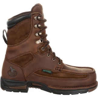 Georgia Boot Brown 10 Wide Unisex-Adult Athens Work Boot-M MNS 8' Gwp Wrk Br 10